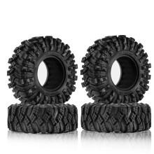 Pneus de Terrain Boueux de 1,9 Pouces, Roues de Boue pour VéHicules sur Chenilles Axial SCX10 PRO SCX10 UTB18 TRX4 Redcat Gen8 7VS4-10 1/10 RC