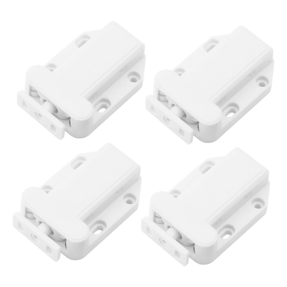 4Pcs Push To Open Cabinet Latch With Invisible Spring Lock For Kitchen Cupboards And Wardrobe 9169991250038