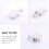 4pcs Push to Open Cabinet Latch with Invisible Spring Lock for Kitchen Cupboards and Wardrobe 4