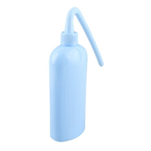 Bottiglia per la Pulizia della Fistola Intestinale 350ml PEVA Beccuccio Lungo Con Molteplici Fori Pulitore per Fistola