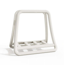 Support de stockage de support d'ordinateur portable de-Blanc