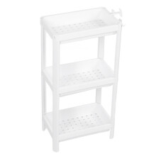 Multifunctional Plastic Storage Tower Shelf 3 Layers for Kitchen & Bathroom