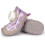 Botte imperméable pour chien, 2 lots, facile à-Violet 6 1