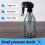 Plastic Spray Bottles for Cleaning Solutions,10OZ Reusable Empty Container with Durable Black Trigger Sprayer, 3Pack 9