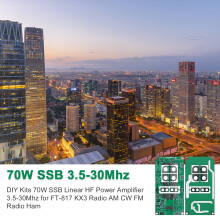 70W HF-Leistungsverstärker-Set für Ham-Radio FT-817 KX3 3,5-30 MHz SSB CW AM Radio DIY