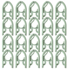 Travel Folding Clothes Rack Business Trip Hotel Standing Clothes Rack Foldable Clothes Drying Rack Green