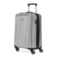 SwissGear 3750 Hardside Expandable Luggage with Spinner Wheels, Silver, 2-Piece Set (20/24), 3750 Hardside Expandable Luggage with Spinner Wheels