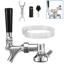 Beer Tap Dispenser with SelfClosing Tap and 16' Odor Hose for Home Brew Mini Keg