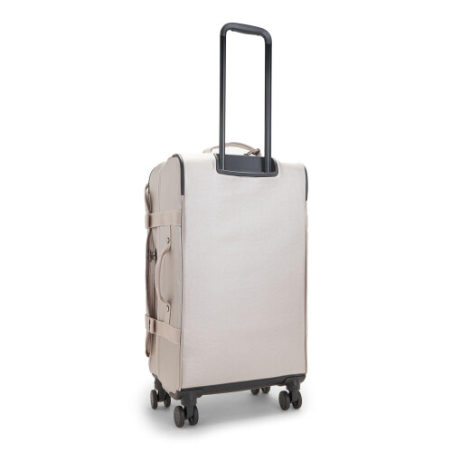 Kipling Spontaneous M Medium Wheeled Luggage, Upright, Metallic Glow (Silver) 2