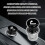 Car Cigarette Lighter 12V Universal Replacement with Quick Popup Ignition and Dust Plug, Black 2
