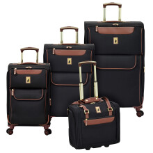 London Fog Westminster 4 Piece Set, Black, Black, (Pack of 4), London Fog Westminster 4 Piece Set
