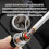 Car Cigarette Lighter 12V Universal Replacement with Quick Popup Ignition and Dust Plug, Black 3