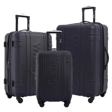 Travelers Club 3 Piece Astral Travel Luggage Set, Dark Sapphire, 3 Piece Set, 3 Piece Astral Travel Luggage Set