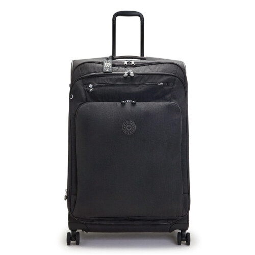 Kipling NEW YOURI SPIN L Large expandable spinner, Upright, Black Noir (Black)
