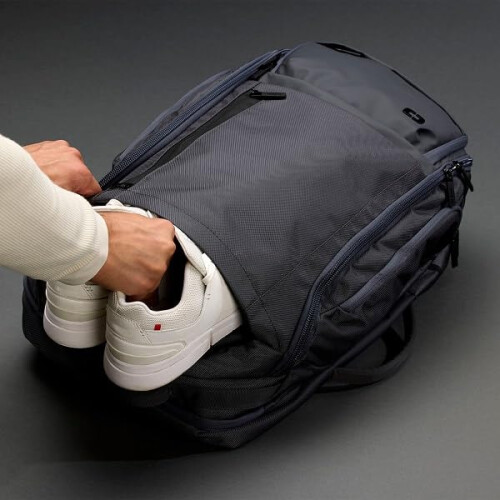 OGIO Pace Pro Max Travel Pack Grey Pinstripe 1