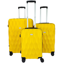 Suitcase Set of 3 Suitcases - Luggage Sets 3 Piece Hardshell - Lightweight Suitcase Sets with Lock - Large Medium Small Suitcases 4 Wheels Case and