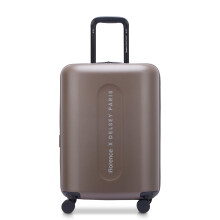 florence by mills Women's Catch Flights Hardside Expandable Luggage with Spinner Wheels, Chestnut, Checked-Medium 24 Inch, Catch Flights Hardside