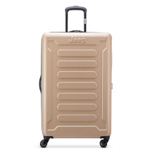 Jeep Jh004c Hardside Expandable Luggage with Spinner Wheels, Beige, 2 Piece Set 20/28 Inch, Jh004c Hardside Expandable Luggage with Spinner Wheels
