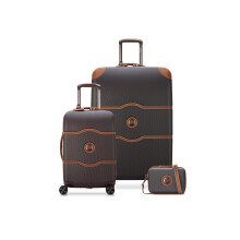 DELSEY Paris Chatelet Air 2.0 Hardside Luggage with Spinner Wheels, Chocolate Brown, 2 Piece Set 19/24, Chatelet Air 2.0 Hardside Luggage with Spinner