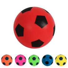 HTI Toys & Games Fun Sport Size 5 Red Football | Indoor/Outdoor Soft Sponge Foam Soccer Ball Great Fun For Adults And Kids Boys & Girls