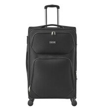 VEVOR Softside Expandable Luggage with Spinner Wheels, 24 inch / 71 cm Softside Checked Large Luggage, Lightweight Checked Suitcase with Expandable
