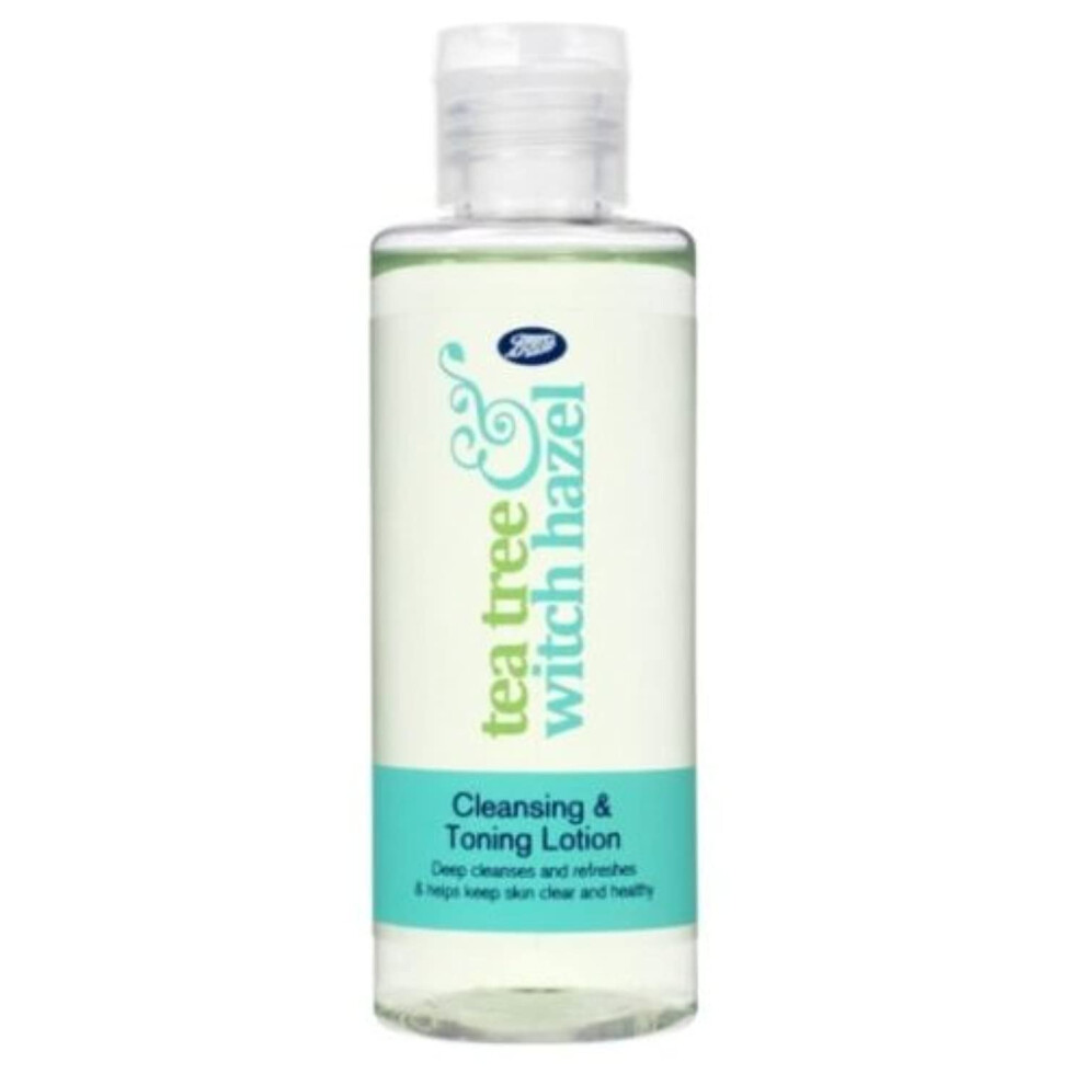Tea Tree Witch Hazel Boots Tea Tree And Witch Hazel Cleansing & Toning Lotion - Helps Keep Skin Clear And Healthy