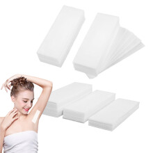 400 Pcs Non-Woven Wax Strips for Arms,Strips Non-Woven Epilating Bikini Wax Papers,Paper Waxing WaxStrips for Arms, Legs, Bikini, Eyebrow Hair,