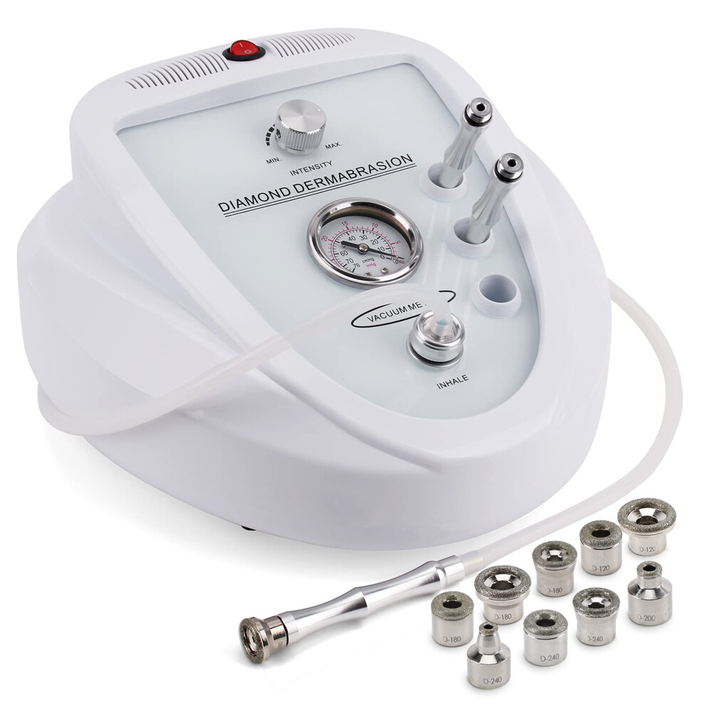 Homdmarket ?Upgraded Version? Microdermabrasion Machine Diamond Professional, Facial Care Salon Micro Dermabrasion Kit For Personal Home Use To Skin