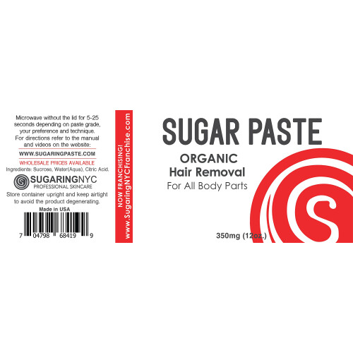 Sugaring Hair Removal Paste at Home Kit - (Strips, Applicator Sticks) Large350g (12oz.) 2