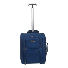 WEAVERS: Under Seat Suitable for Ryan Air and Easy Jet. Carry On Cabin Bag with Wheels Flight Approved Hand Luggage. Lightweight 1.4 kg. 45cm x 35cm x