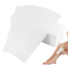 100 Pcs Professional Paper Waxing Wax Strips, Non-Woven Wax Strips for Arms, Legs, Bikini, Eyebrow Hair, Underarms and Face Hair Removal(7?20cm)