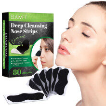Blackhead Remover Strips, 80 Pcs Charcoal Deep Cleansing Nose Strips for Face & Pores | Effective Blackhead Removal for Men & Women | Suitable for All