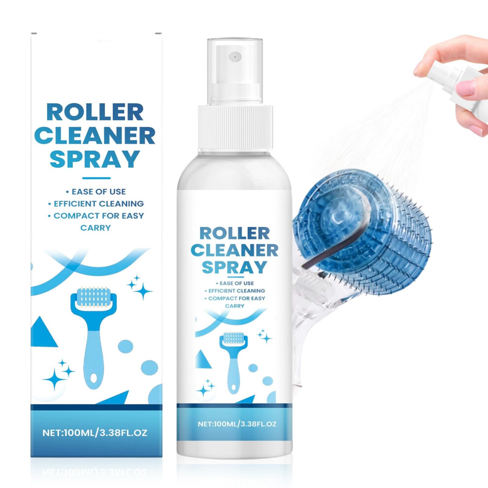 Heuiop Derma Roller Cleaner, Derma Roller Disinfectant Spray, Alcohol Spray Cleaner For Microneedles, Beard Rollers, Microneedle Pens, Face Toning Devices,