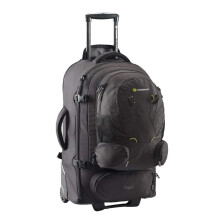 Caribee SkyMaster II 70 L Travel Trolley with Removable Backpack and Backpack Function, black, 70 Litres, rolling suitcase