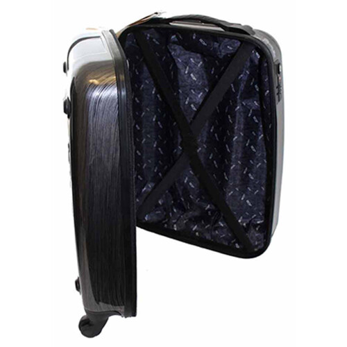 JCB JCB - Loadall Hard Shell Suitcase, 20" - Small - Built-in TSA Suitcase Locks, 360 Degree Spinner Wheels - Made with ABS Polycarbonate Hard Shell - 2