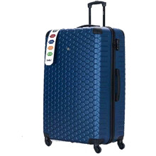 Hard Shell Case ABS Travel Luggage Suitcase 4 Wheel Spinner Trolley Baggage Bag Combination Lock 4 Corner Swivel Wheeled (32 Inch 88 x 57 x 31.5cm,