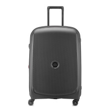 DELSEY PARIS - BELMONT PLUS - Slim rigid cabin suitcase - 55x40x20 cm - 33 liters - XS - Black