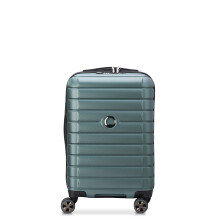 DELSEY Paris - Shadow 5.0 - Rigid Cabin Suitcase 55 cm x 35 cm x 25 cm - 38 L - S - Green
