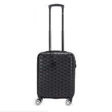Eagle Lightweight 4-Wheel ABS Hard Shell Luggage Suitcase Cabin Bag - Easy Luggage (Cabin) Black
