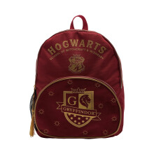 Harry Potter Gryffindor Backpack for Kids | Official Warner Bros Hogwarts School Bag | Wizard Backpack with Tassel Zip & House Crest | Gryffindor