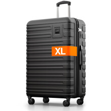 Travely Polycarbonate XL Suitcase Large 77cm - 158cm Linear Dimensions - 20kg Suitcase Including TSA Lock, Hard Shell, Travel Case