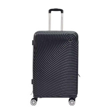 Eagle Air Spiritz Luggage: Lightweight ABS Hard Shell with 4 Wheels in Black - Easy Luggage (Medium)