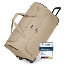 Duffle Essentials, beige, L (71 cm), Wheeled Travel Bag