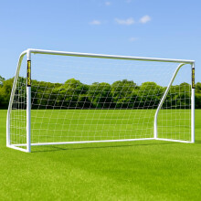 JSH Football Goal | All Weather UPVC Football Goals | Kids Garden Target Net Posts | Easy Assemble | Perfect for Training, Practice & Play | 8ft x