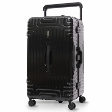 Aerolite Large Premium Hybrid Check in Checked Hold Travel Luggage Suitcase Trunk with 4 + 1 Silent Wheels, Aluminium & Polycarbonate Hard Shell,
