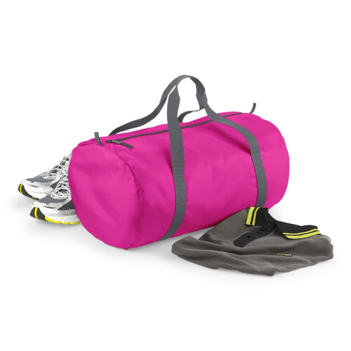 BagBase BagBase BG150 Packaway Barrel Bag - Fuchsia 1