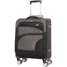 Aerolite Expandable 55x40x20cm to 55x40x23cm Ryanair Priority Max Super Lightweight Carry On Hand Cabin Luggage Suitcase, 4 Wheels, Approved for Jet2