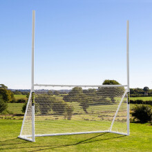 FORZA Gaelic Football & Hurling Goals | 8ft x 5ft, 10ft x 6ft, 12ft x 6ft | Weatherproof Net & uPVC Goal Posts | Garden Goal Posts For Kids (12ft x