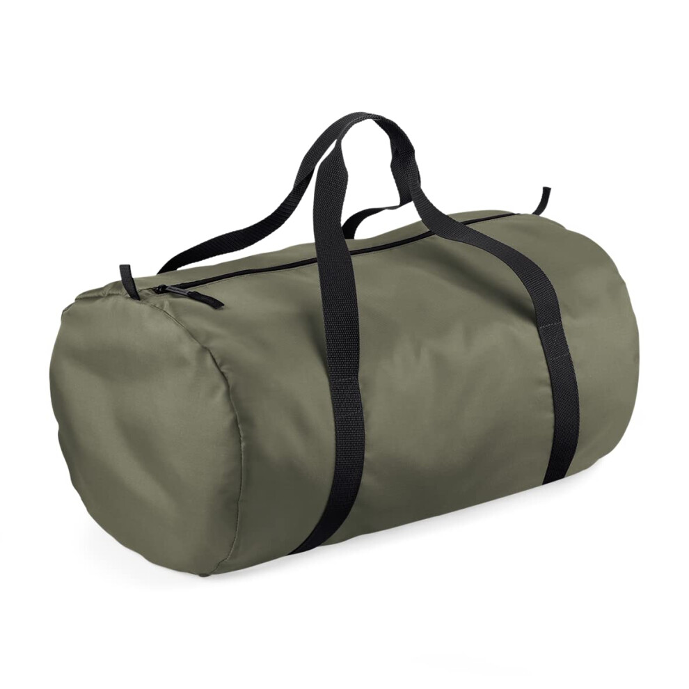 Bagbase Bg150 Packaway Barrel Bag - Olive /Black Green