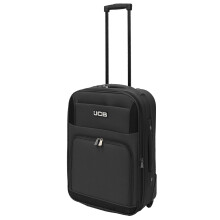 JCB Extra Large Lightweight Suitcase Luggage Cabin Trolley Bag Case Telescopic - Black (21")